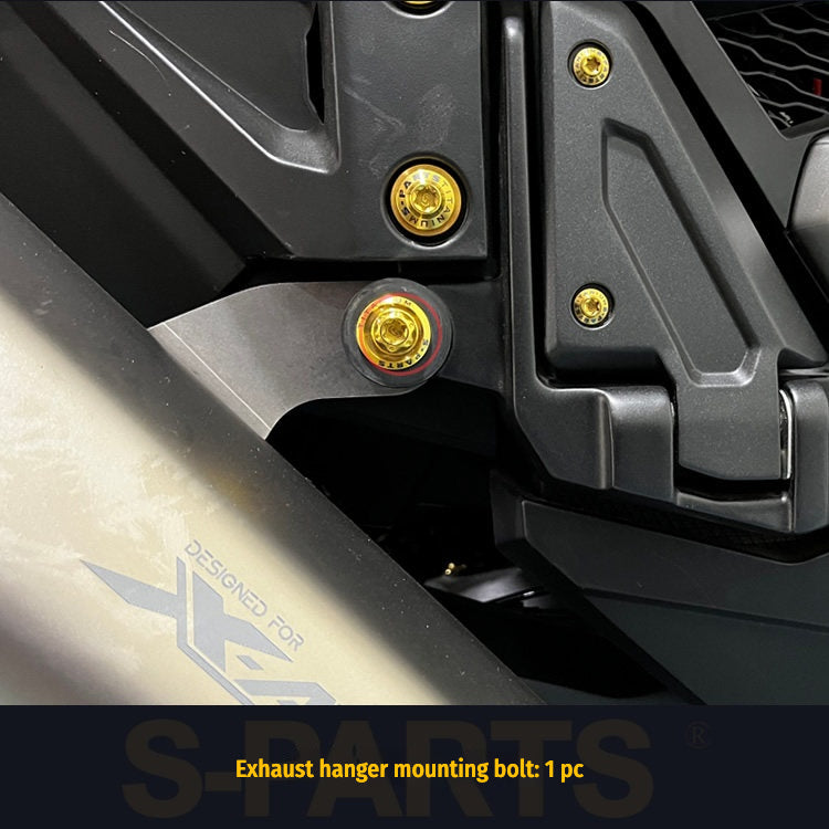 S-PARTS A3 Motorcycle Titanium Bolt Upgrade – Compatible with Honda X-ADV 750 Full Bike