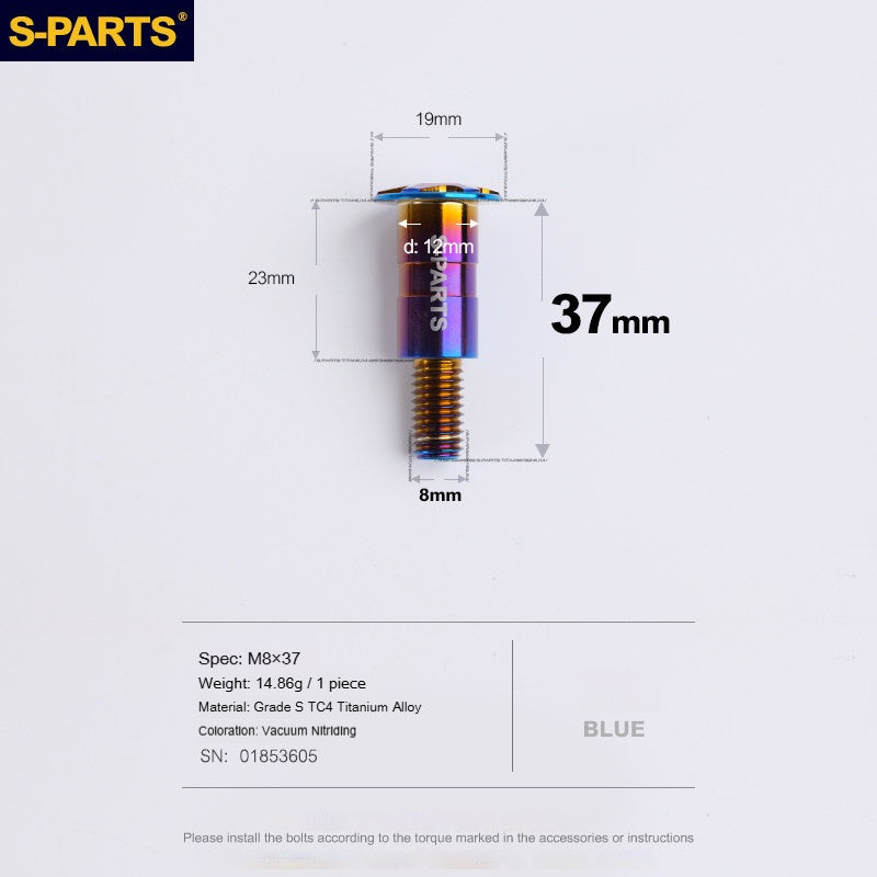 SPARTS Titanium Clutch Lever Bolt for Ducati V4 | High-Strength TC4 Alloy