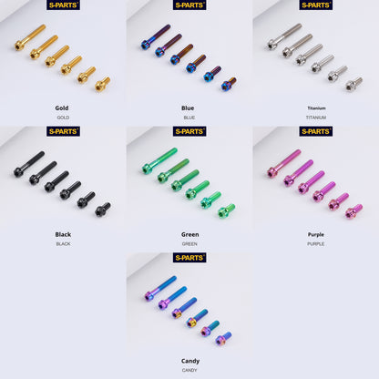 SPARTS 2023 XMAX300 Yamaha Motorcycle Modified Titanium Alloy Bolts Candy color
