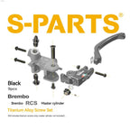 SPARTS Titanium Bolt Kit for Brembo RCS Master Cylinder