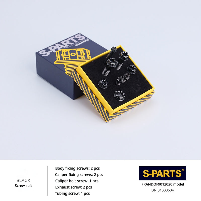 SPARTS Titanium Brake Caliper Bolt Kit – FRANDO F901 2020-2022 (Single Caliper, Multiple Colors, A2 Pan Head Options)