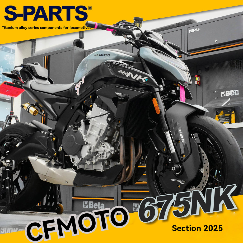 SPARTS Titanium Bolt Kit for CF Moto 675NK 2025 Motorcycle Upgrade
