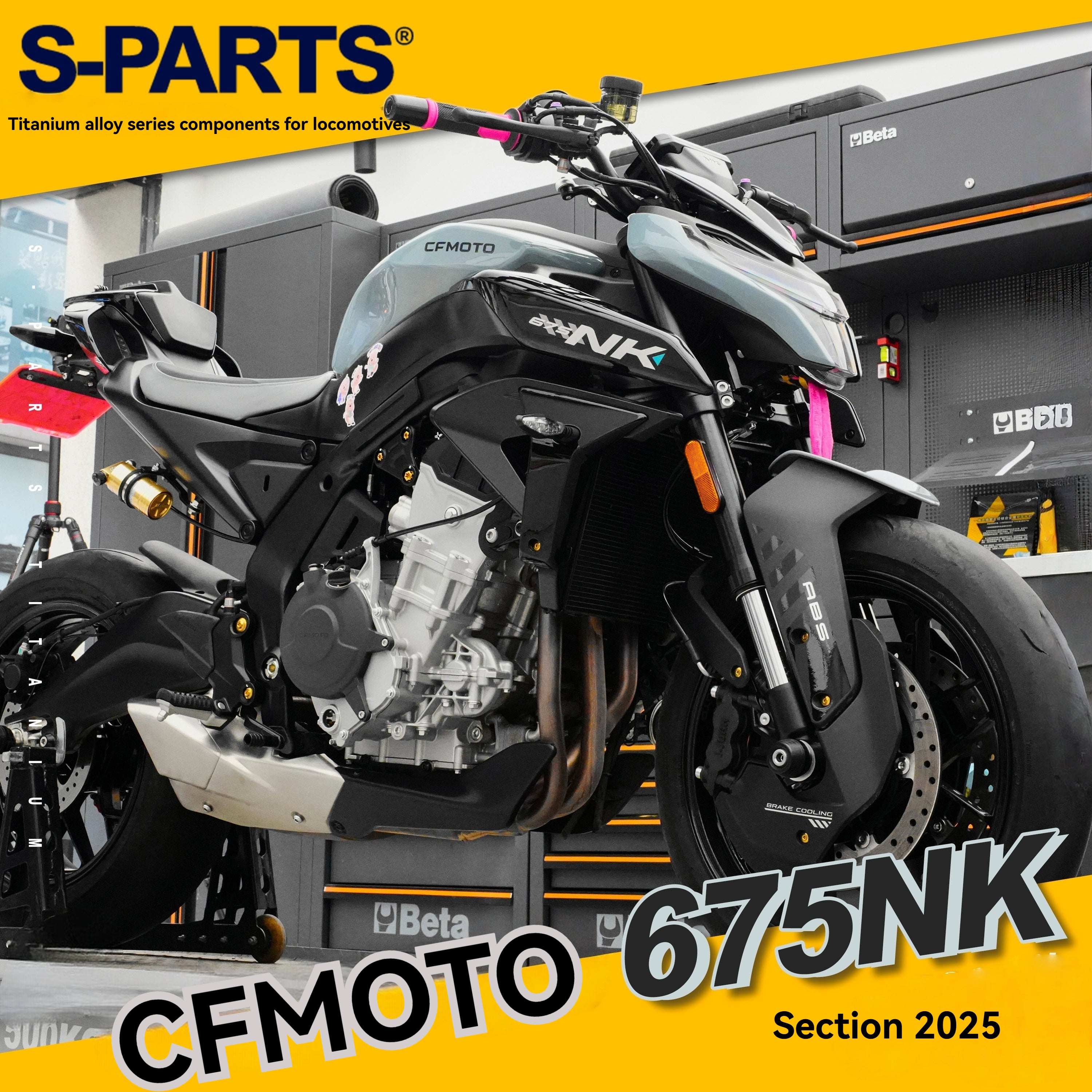 SPARTS Titanium Bolt Kit for CF Moto 675NK 2025 Motorcycle Upgrade