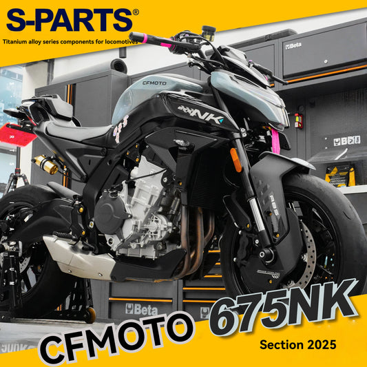 SPARTS Titanium Bolt Kit for CF Moto 675NK 2025 Motorcycle Upgrade