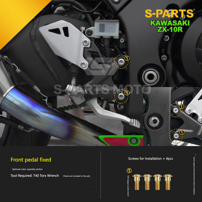 S-PARTS Grade 5 (TC4) Titanium Fasteners Kit for Kawasaki Ninja ZX-10R (2023)