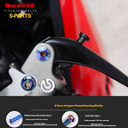 S-PARTS  Compatible with / Suitable for Ducati DUCATI V2 Full Titanium Bolt Kit