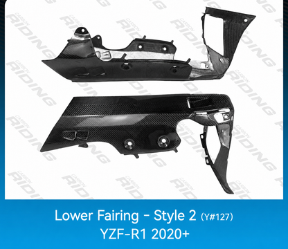 Carbon Fiber Fairings and Bodywork Parts for 2022 Yamaha YZF R1 R1M