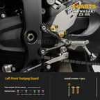 SPARTS Motorcycle Titanium Bolt Upgrade – S-Grade TC4 Bolt Kit for Kawasaki ZX-6R