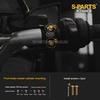 Titanium Alloy Bolts Compatible with BMW K1600B Motorcycle Upgrade Fasteners