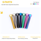 SPARTS M8/M10 Titanium Chain & Belt Tensioner Bolts and Nuts – KTM & Honda Motorcycle Upgrade