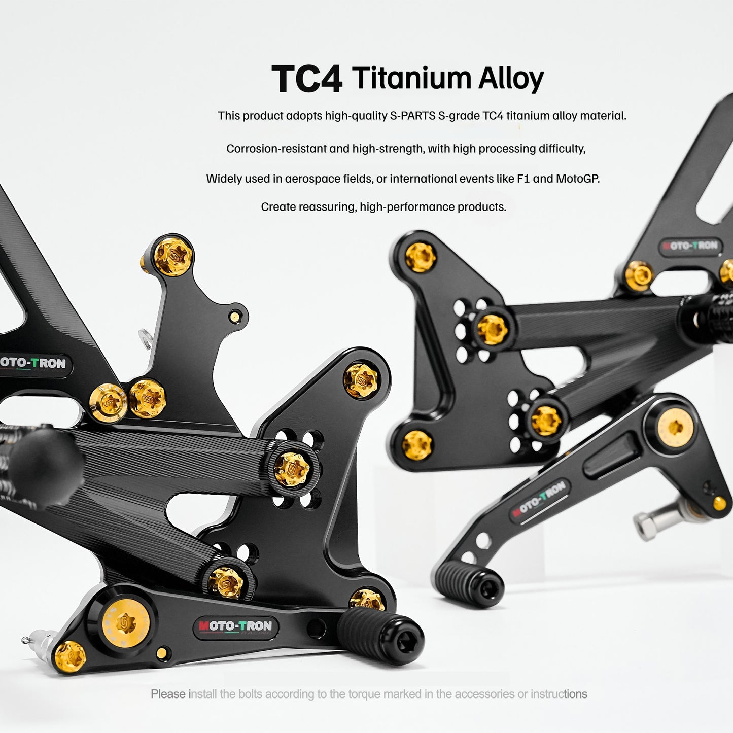 SPARTS Titanium Rearset Bolts for Kawasaki ZX-4R MOTO TRON – Motorcycle Upgrade Screws