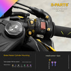 SPARTS Motorcycle Titanium Bolt Upgrade – S-Grade TC4 Bolt Kit for Kawasaki ZX-6R