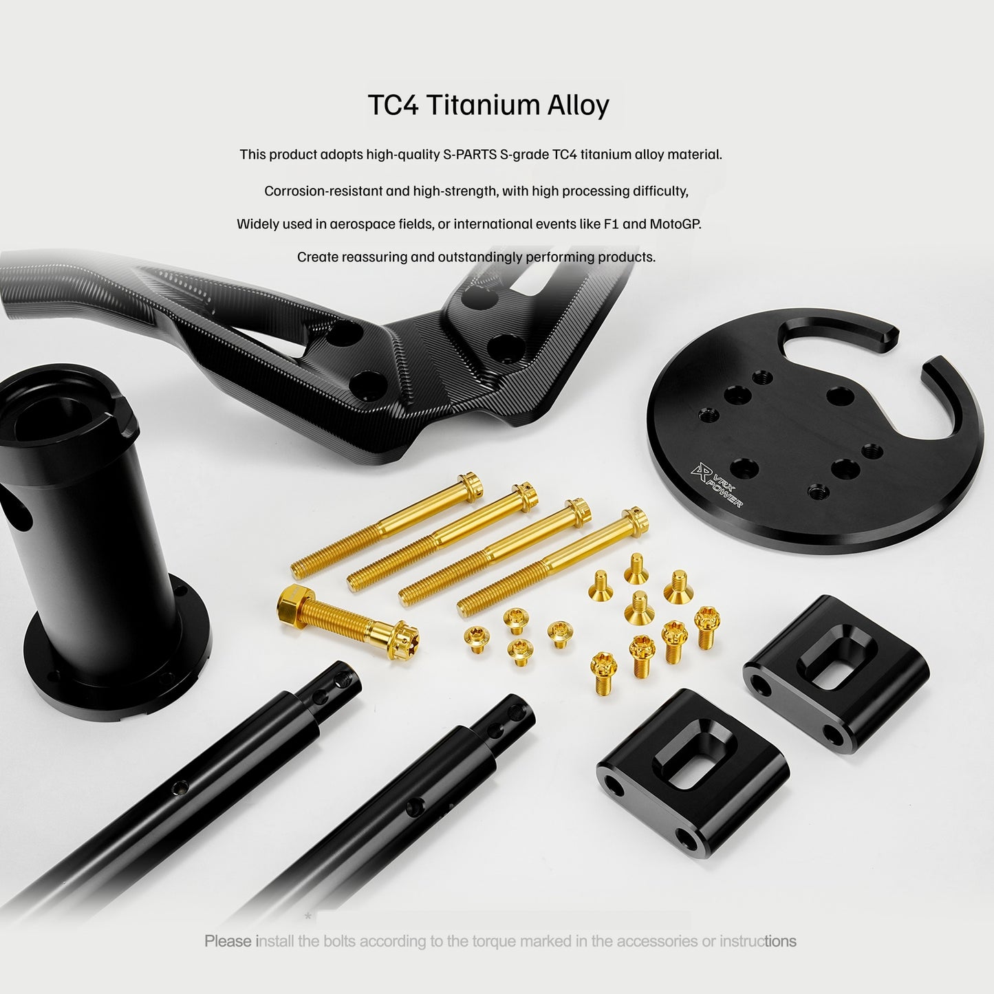 SPARTS VRX Handlebar Titanium Bolt Kit for NSS350 – Motorcycle Handlebar Upgrade