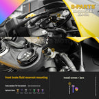 SPARTS Motorcycle Titanium Bolt Upgrade – S-Grade TC4 Bolt Kit for Kawasaki ZX-6R