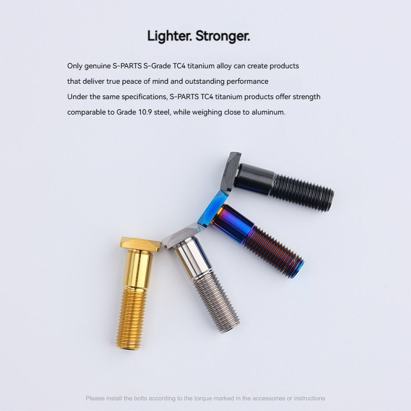 SPARTS KTM Titanium Rear Sprocket Fixing Screws Square Head M8/M10 P1.25 Locking