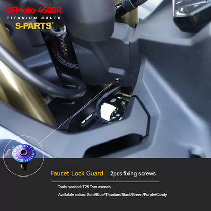 SPARTS Titanium Bolt Kit for CFMOTO 450SR – TC4 Lightweight High-Strength Motorcycle Upgrade