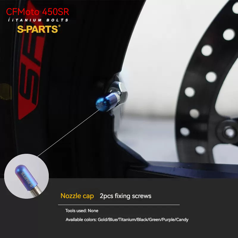 SPARTS Titanium Bolt Kit for CFMOTO 450SR – TC4 Lightweight High-Strength Motorcycle Upgrade