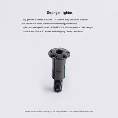 SPARTS Titanium Clutch Lever Bolt for Ducati V4 | High-Strength TC4 Alloy