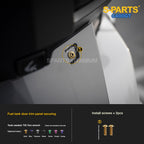 Titanium Alloy Bolts Compatible with BMW C400GT Motorcycle Upgrade Fasteners