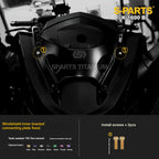 Titanium Alloy Bolts Compatible with BMW K1600B Motorcycle Upgrade Fasteners