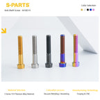 SPARTS M10 D19 P1.25 Titanium Security Bolt – Brake Caliper Locking Screw for Motorcycle