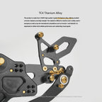 SPARTS Titanium Bolts for CFMOTO 450SR MOTO TRON Raised Footpegs – TC4 Lightweight High-Strength Upgrade