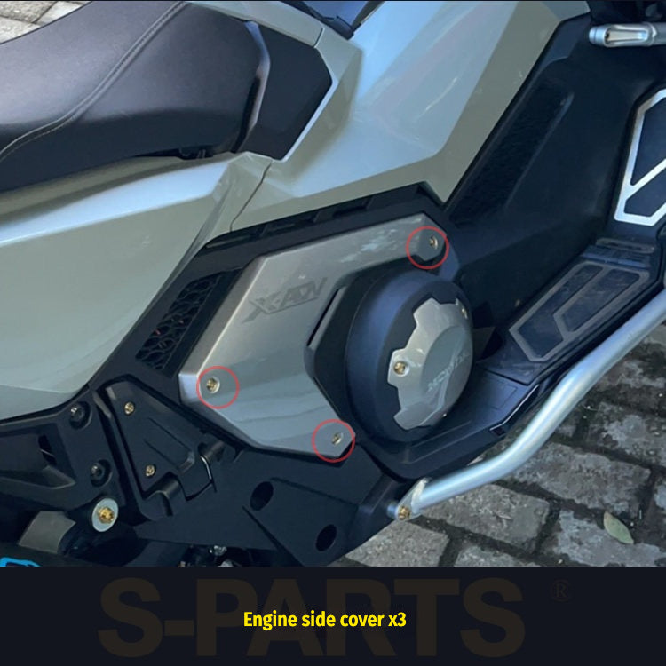 S-PARTS A3 Titanium Bolts – Compatible with Honda X-ADV 750 Full Bike Upgrade