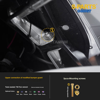 SPARTS Titanium Bolts Kit for BMW C400GT | Brake Calipers, Disc Rotors & Upgrade Accessories