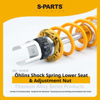 SPARTS Titanium Preload Adjuster & Spring Seat Kit for Öhlins Motorcycle Suspension