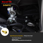 S-PARTS  Compatible with / Suitable for Ducati DUCATI V2 Full Titanium Bolt Kit