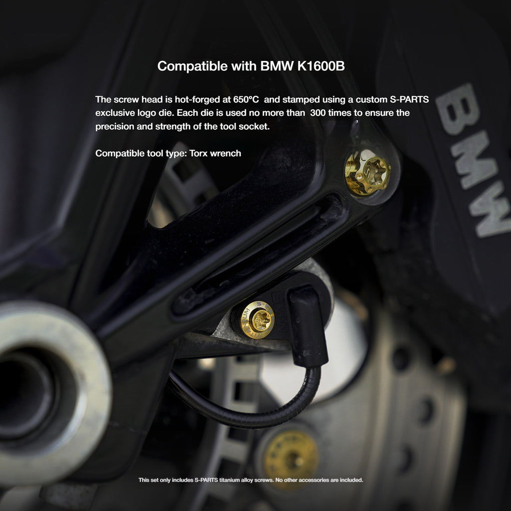 Titanium Alloy Bolts Compatible with BMW K1600B Motorcycle Upgrade Fasteners