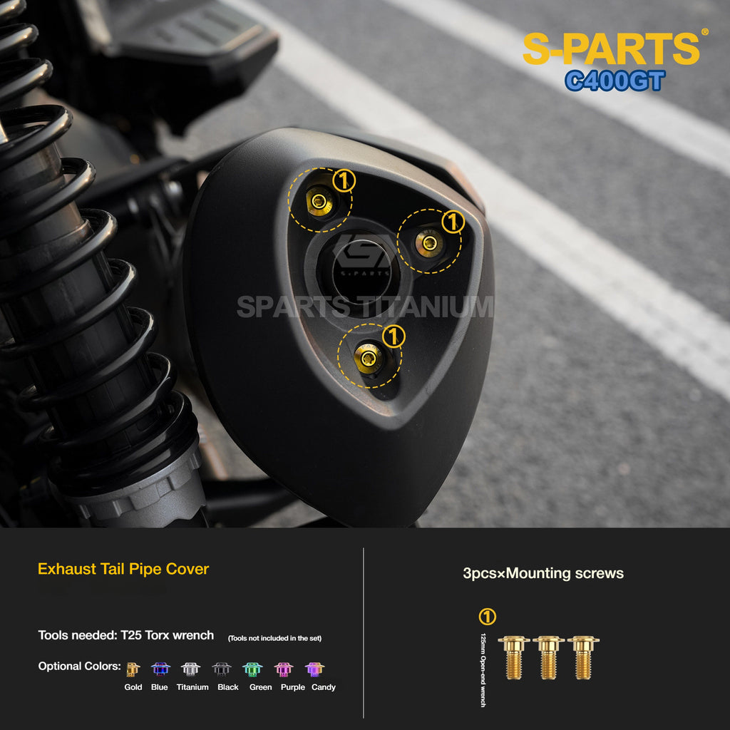 Titanium Alloy Bolts Compatible with BMW C400GT Motorcycle Upgrade Fasteners