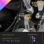 SPARTS Motorcycle Titanium Bolt Upgrade – S-Grade TC4 Bolt Kit for Kawasaki ZX-6R