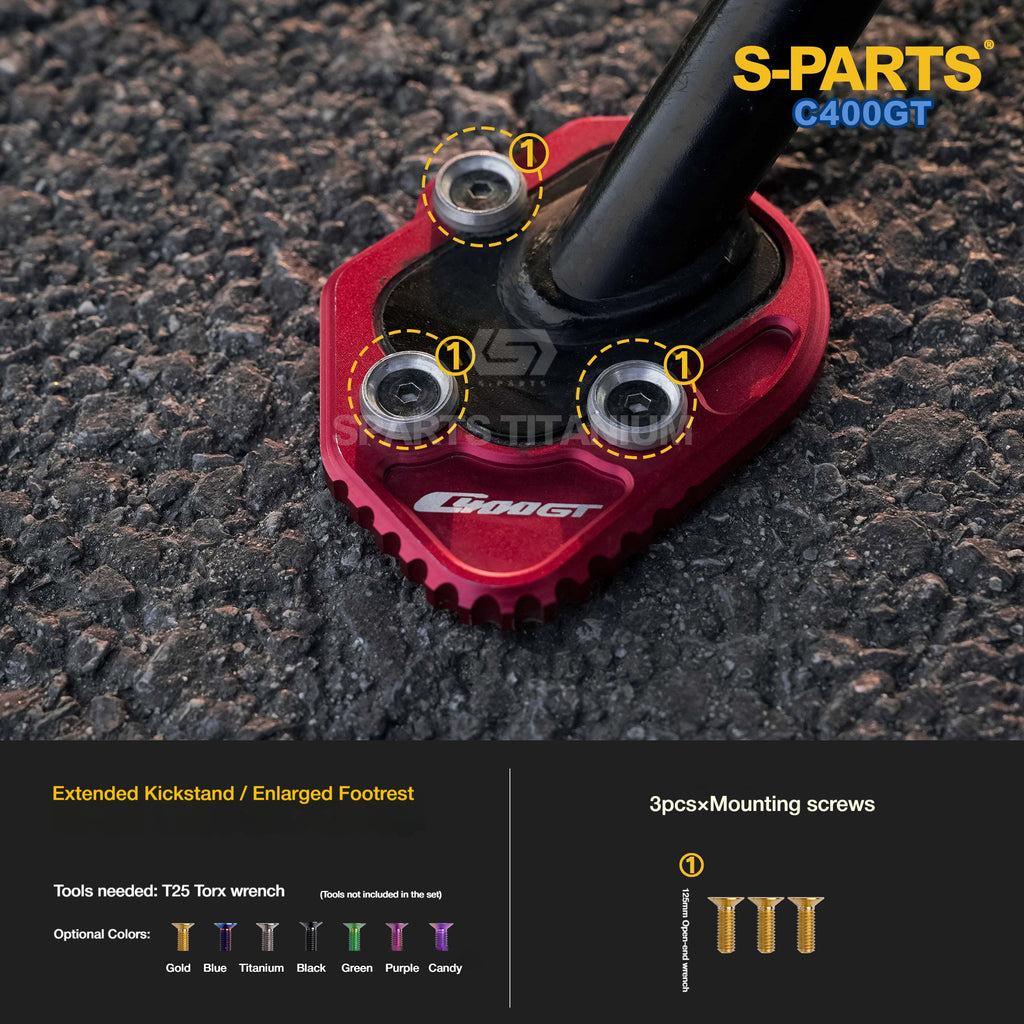 Titanium Alloy Bolts Compatible with BMW C400GT Motorcycle Upgrade Fasteners