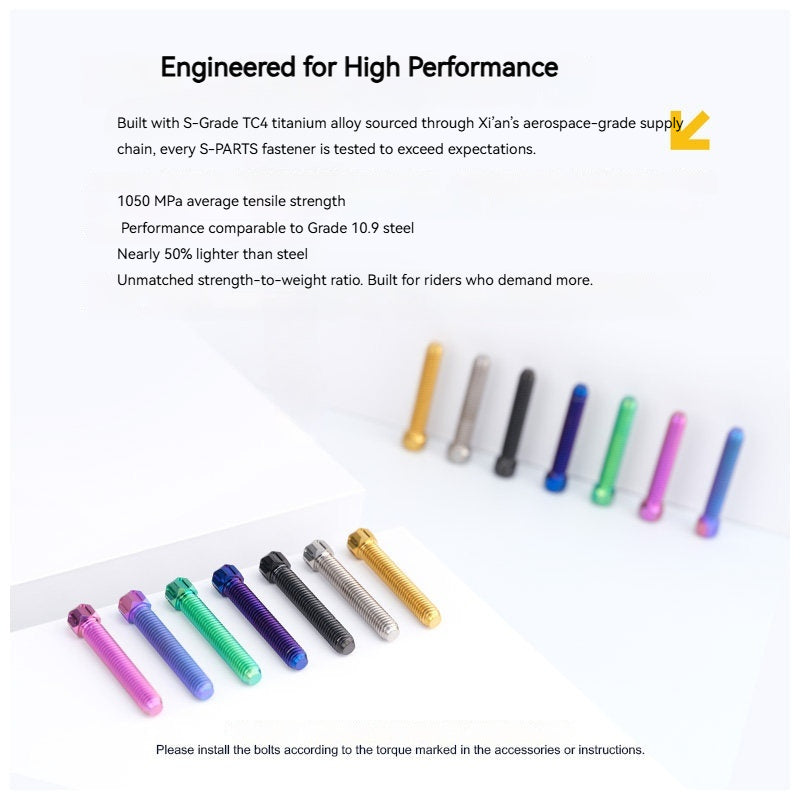 SPARTS M8/M10 Titanium Chain & Belt Tensioner Bolts and Nuts – KTM & Honda Motorcycle Upgrade