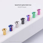 SPARTS Titanium Ignition Lock Nut Cover for DUCATI -Strength Motorcycle Upgrade