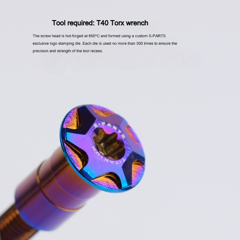 SPARTS Titanium Clutch Lever Bolt for Ducati V4 | High-Strength TC4 Alloy