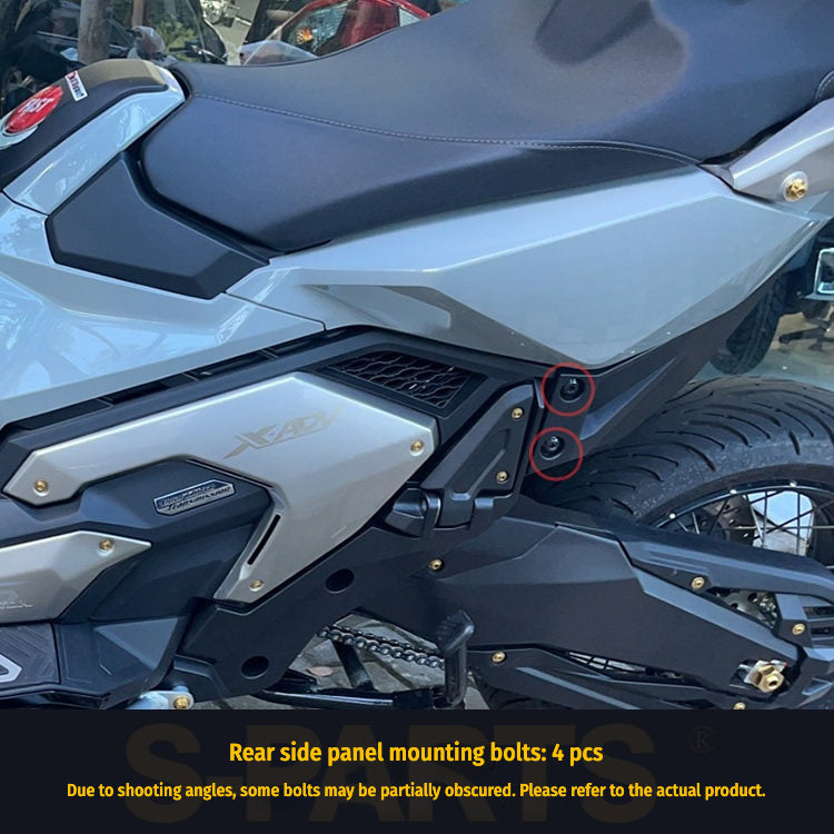 S-PARTS A3 Titanium Bolts – Compatible with Honda X-ADV 750 Full Bike Upgrade