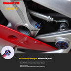 S-PARTS  Compatible with / Suitable for Ducati DUCATI V2 Full Titanium Bolt Kit