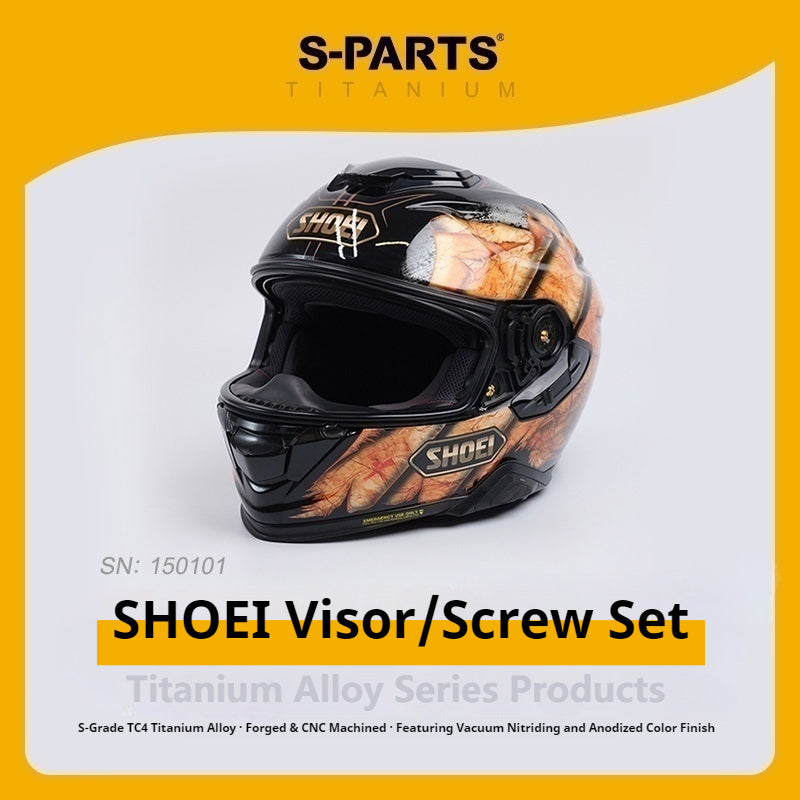 SPARTS Titanium Visor Mechanism Screws for SHOEI Z7\Z8\X14\GTAIR\GTAIR2