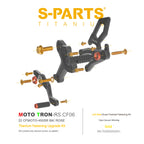 SPARTS Titanium Bolts for CFMOTO 450SR MOTO TRON Raised Footpegs – TC4 Lightweight High-Strength Upgrade
