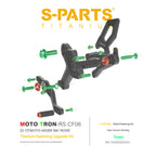 SPARTS Titanium Bolts for CFMOTO 450SR MOTO TRON Raised Footpegs – TC4 Lightweight High-Strength Upgrade