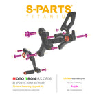 SPARTS Titanium Bolts for CFMOTO 450SR MOTO TRON Raised Footpegs – TC4 Lightweight High-Strength Upgrade