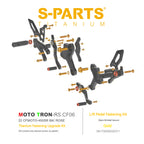 SPARTS Titanium Bolts for CFMOTO 450SR MOTO TRON Raised Footpegs – TC4 Lightweight High-Strength Upgrade