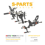 SPARTS Titanium Bolts for CFMOTO 450SR MOTO TRON Raised Footpegs – TC4 Lightweight High-Strength Upgrade