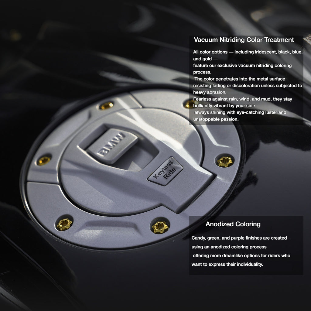 Titanium Alloy Bolts Compatible with BMW K1600B Motorcycle Upgrade Fasteners