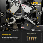 SPARTS Motorcycle Titanium Bolt Upgrade – S-Grade TC4 Bolt Kit for Kawasaki ZX-6R