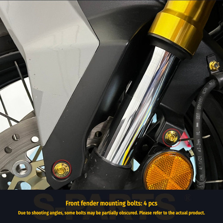 S-PARTS A3 Titanium Bolts – Compatible with Honda X-ADV 750 Full Bike Upgrade