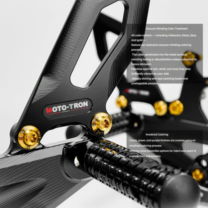 SPARTS Titanium Rearset Bolts for Kawasaki ZX-4R MOTO TRON – Motorcycle Upgrade Screws