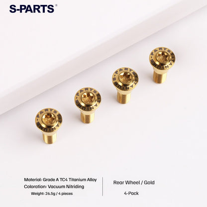 SPARTS CB650R/CBR650R Titanium Alloy Disc Bolt Kit for Motorcycle Modification